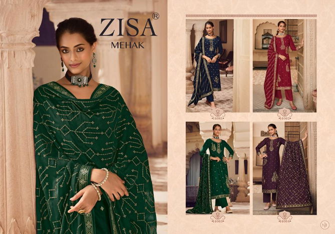 Mehak By Zisa Heavy Wedding Readymade Suits Catalog